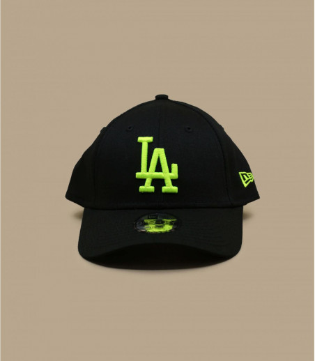 Casquette Kids LA black neon yellow New Era